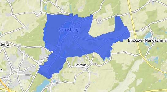 Bodenrichtwertkarte Strausberg