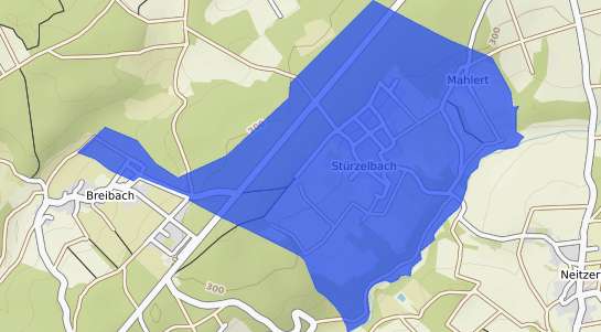 Bodenrichtwertkarte Stuerzelbach