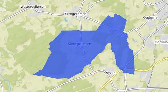 Bodenrichtwertkarte S&uuml;dergellersen