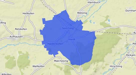 Bodenrichtwertkarte S&uuml;nching