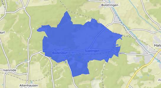 Bodenrichtwertkarte S&uuml;plingen
