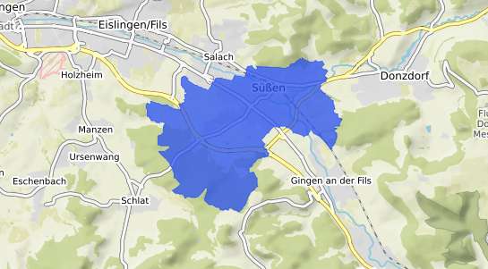 Bodenrichtwertkarte Suessen