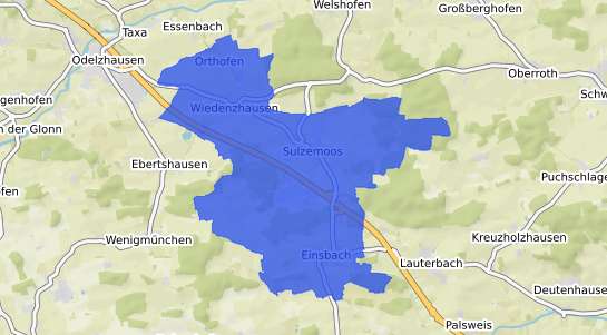 Bodenrichtwertkarte Sulzemoos