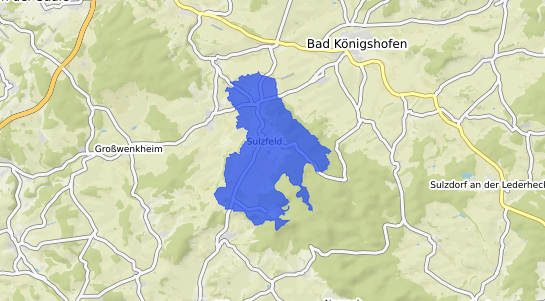 Bodenrichtwertkarte Sulzfeld Baden