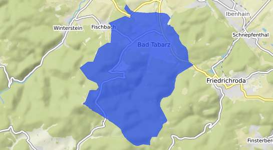 Bodenrichtwertkarte Tabarz Thueringer Wald