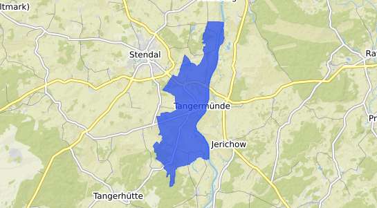 Bodenrichtwertkarte Tangerm&uuml;nde