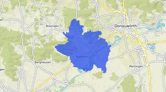 Bodenrichtwertkarte Tapfheim