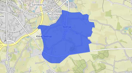 Bodenrichtwertkarte Tastrup b. Flensburg