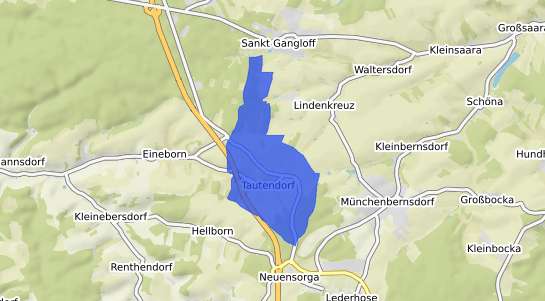 Bodenrichtwertkarte Tautendorf b. Stadtroda