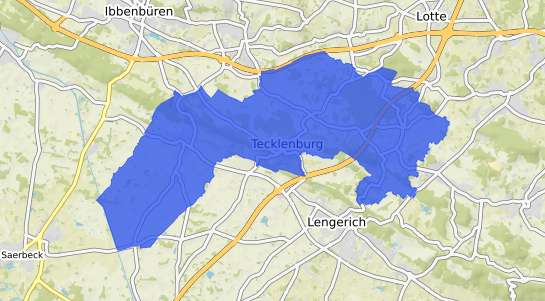Bodenrichtwertkarte Tecklenburg