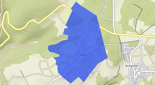 Bodenrichtwertkarte Tellig