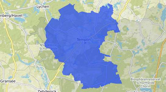 Bodenrichtwertkarte Templin