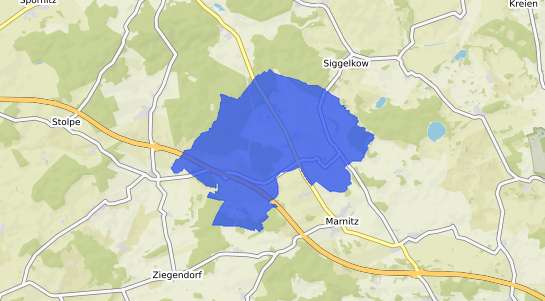 Bodenrichtwertkarte Tessenow
