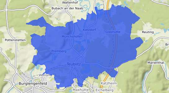 Bodenrichtwertkarte Teublitz