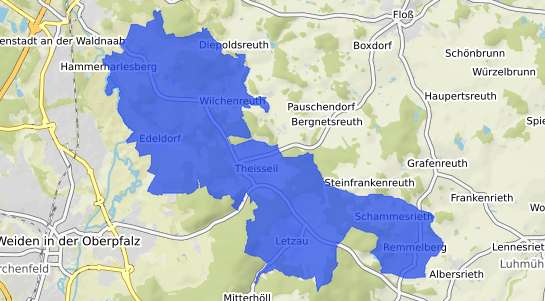 Bodenrichtwertkarte Theisseil