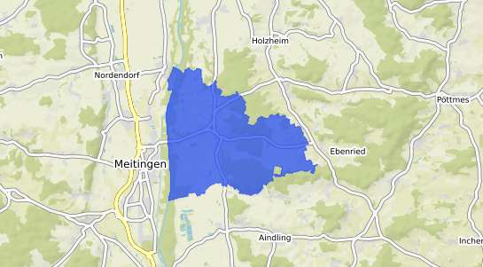 Bodenrichtwertkarte Thierhaupten