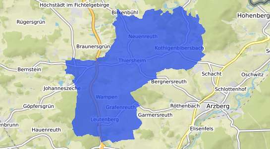 Bodenrichtwertkarte Thiersheim