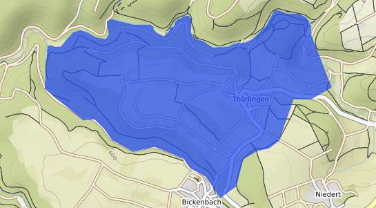 Bodenrichtwertkarte Thoerlingen