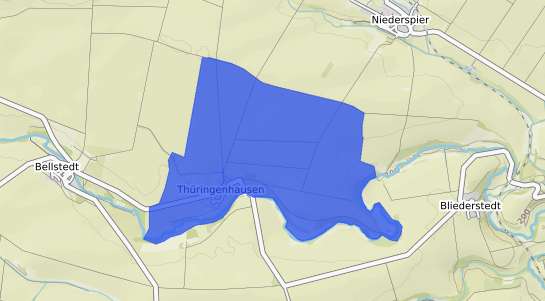 Bodenrichtwertkarte Thueringenhausen