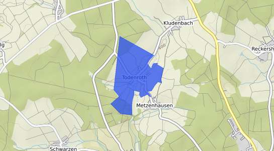 Bodenrichtwertkarte Todenroth