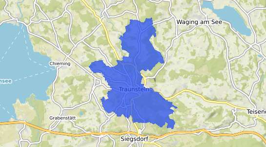 Bodenrichtwertkarte Traunstein Oberbayern