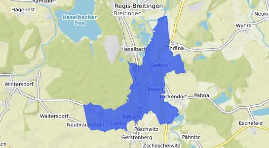 Bodenrichtwertkarte T%C5%99ebe%C5%88 b. Altenburg, Thueringen