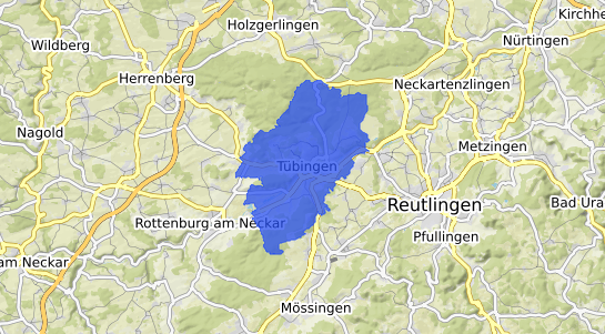 Bodenrichtwertkarte Tübingen
