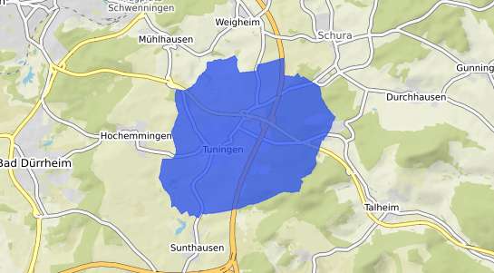Bodenrichtwertkarte Tuningen
