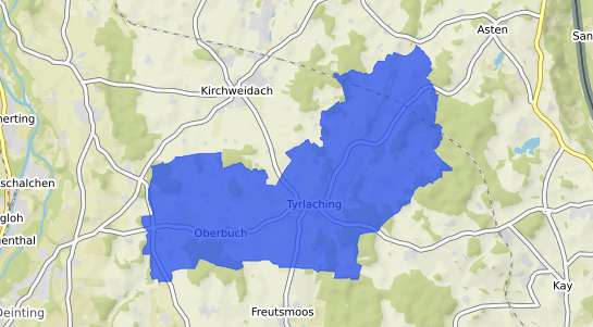 Bodenrichtwertkarte Tyrlaching