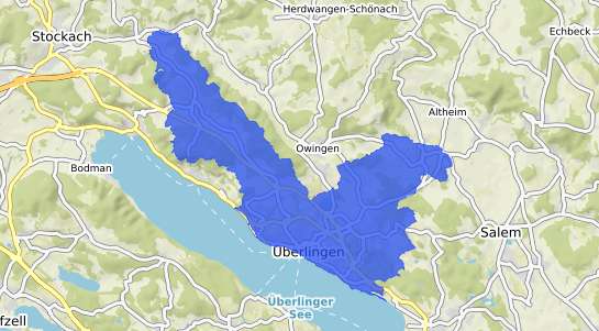 Bodenrichtwertkarte &Uuml;berlingen Bodensee