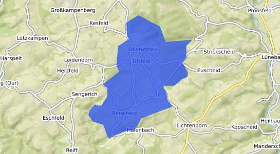 Bodenrichtwertkarte Uettfeld