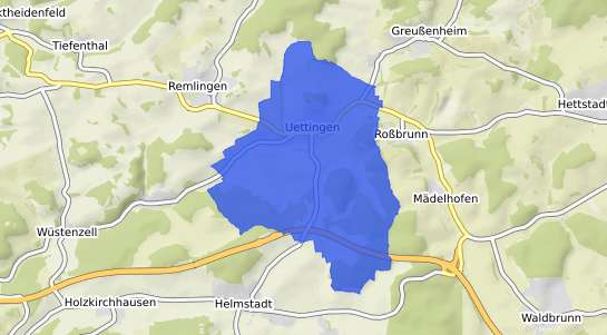 Bodenrichtwertkarte Uettingen