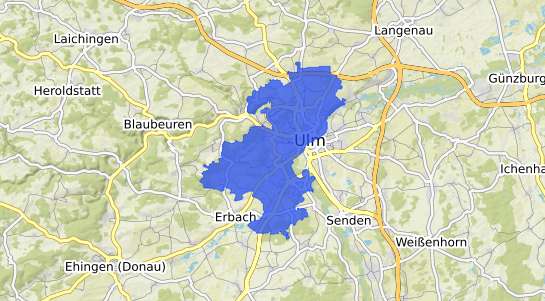 Bodenrichtwertkarte Ulm Donau