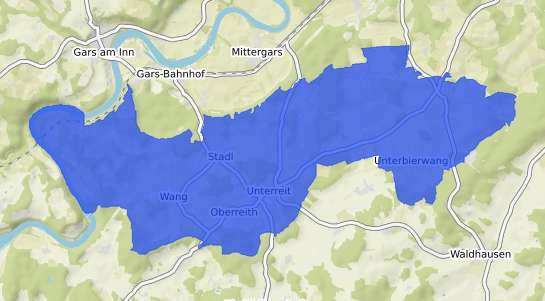 Bodenrichtwertkarte Unterreit b. Wasserburg a. Inn
