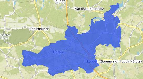 Bodenrichtwertkarte Unterspreewald