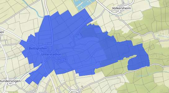 Bodenrichtwertkarte Unterstadion