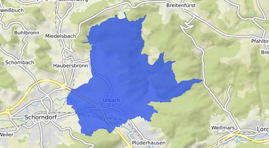 Bodenrichtwertkarte Urbach b. Nordhausen