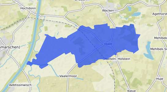 Bodenrichtwertkarte Vaale Holstein