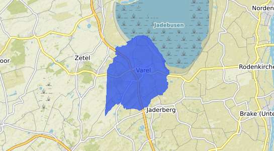 Bodenrichtwertkarte Varel Jadebusen