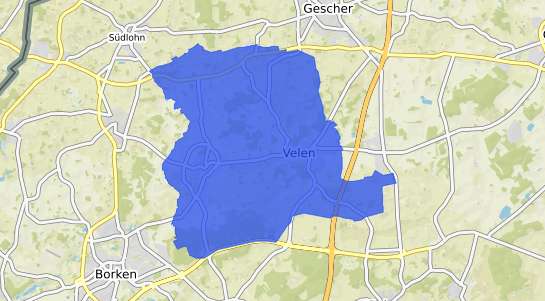 Bodenrichtwertkarte Velen