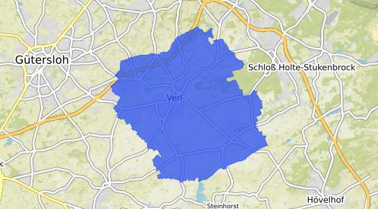 Bodenrichtwertkarte Verl