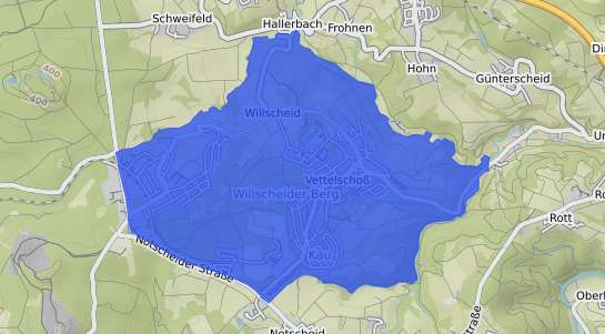 Bodenrichtwertkarte Vettelscho&szlig;