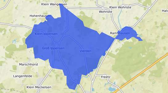 Bodenrichtwertkarte Vierden