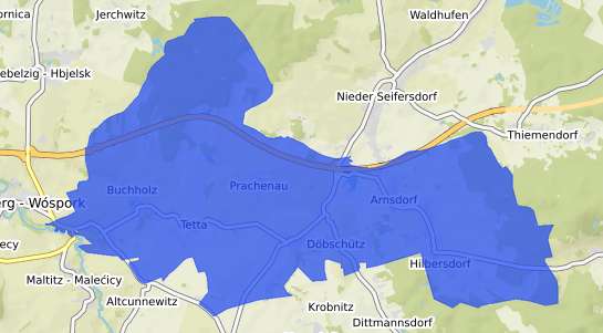 Bodenrichtwertkarte Vierkirchen b. Goerlitz, Neisse