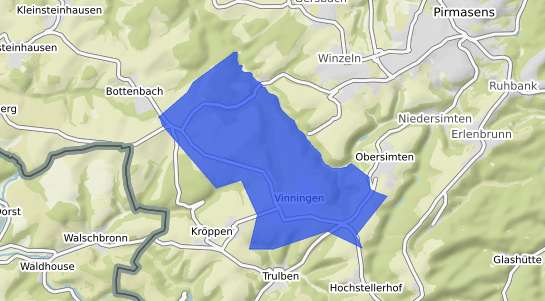 Bodenrichtwertkarte Vinningen
