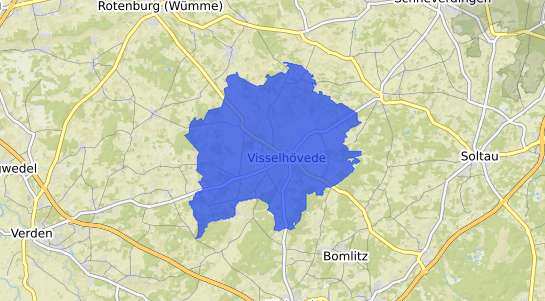 Bodenrichtwertkarte Visselh&ouml;vede