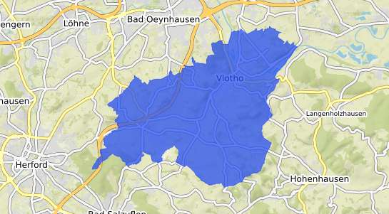 Bodenrichtwertkarte Vlotho