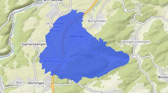 Bodenrichtwertkarte V&ouml;hringen (W&uuml;rttemberg) Iller