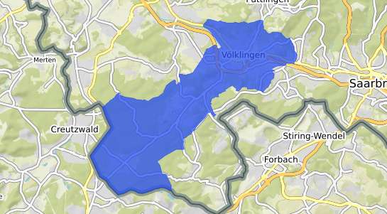 Bodenrichtwertkarte V&ouml;lklingen