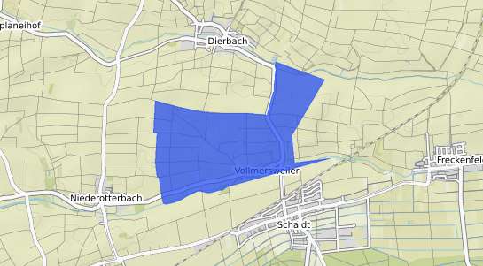 Bodenrichtwertkarte Vollmersweiler